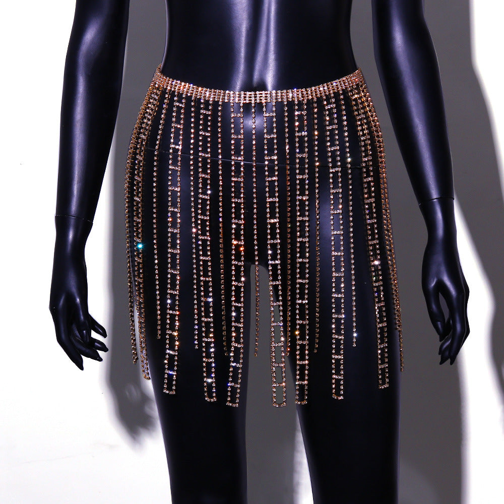 Sun Goddess Body Jewelry Tassel Skirt
