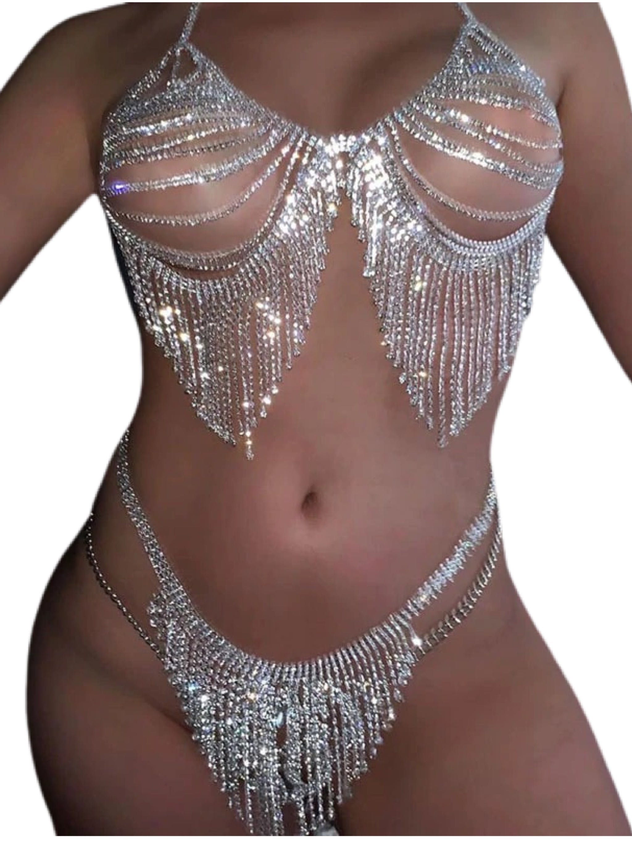 Moon Crystal Body Jewelry Set