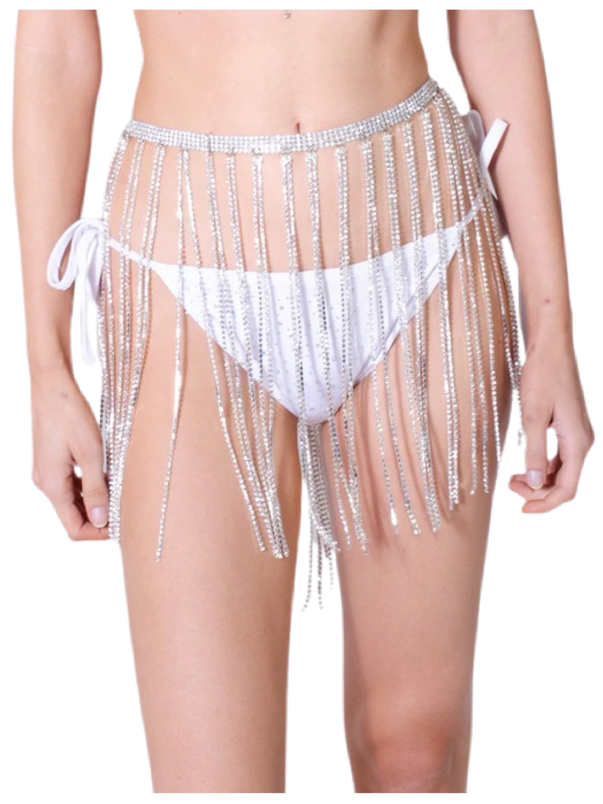 Diamond Gal Body Jewelry Tassel Skirt