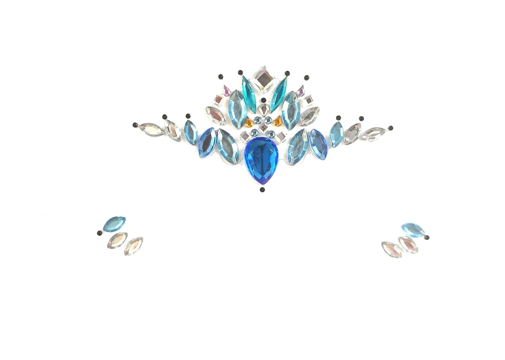 Dolphin Kisses Rhinestone Crystal Face Jewels