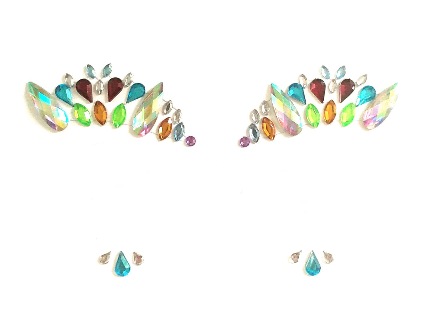 Fruit Party Rhinestone Crystal Face Jewels